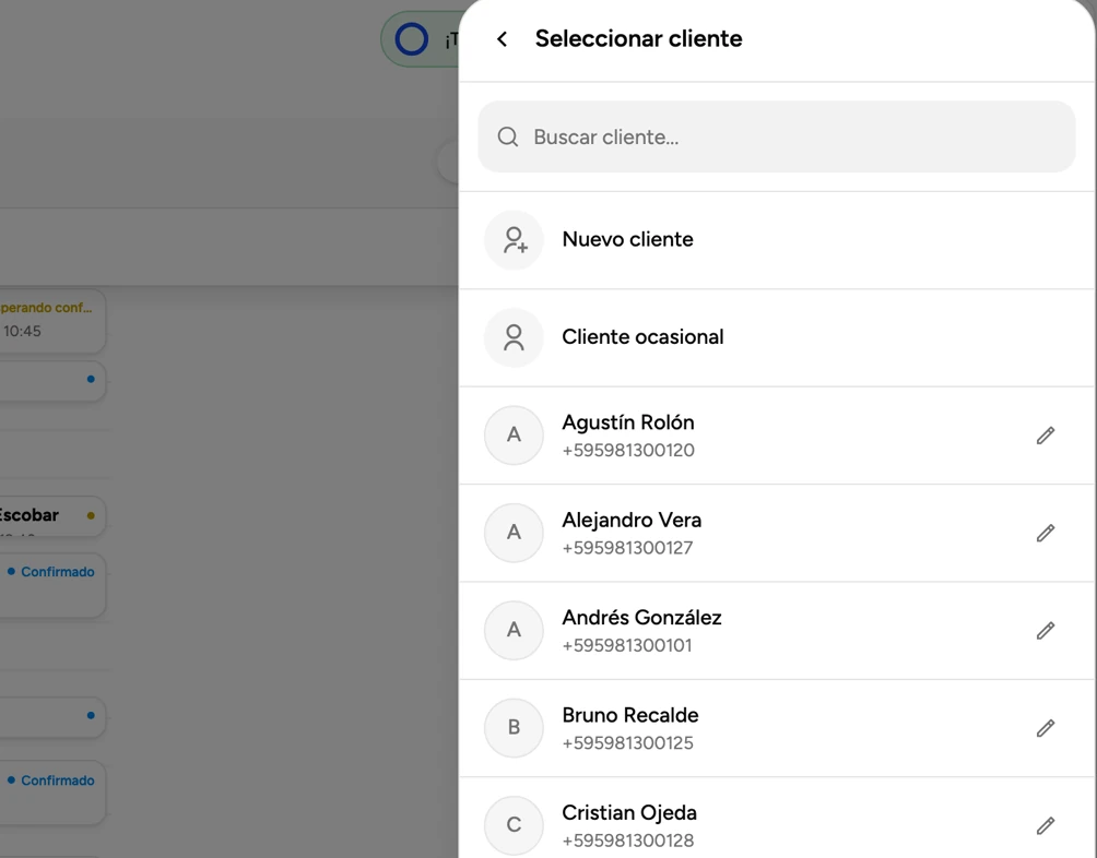Agenda de contactos
